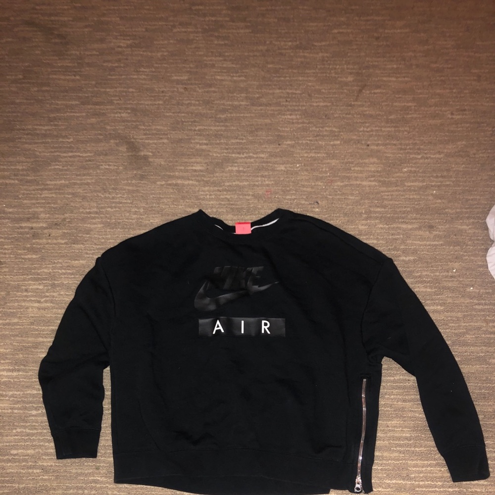 Nike air pullover sweater with side zipper